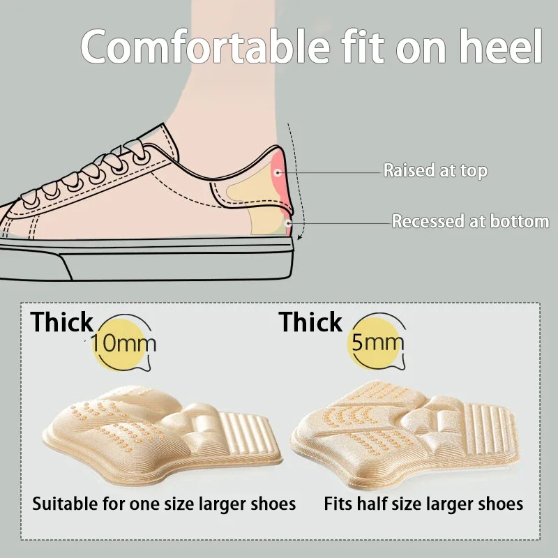 جديد كعب حامي الراحة نعل رجل إمرأة حذاء رياضة النعال قابل للتعديل حجم القدم لتخفيف الآلام كعب ملصقات العناية بالقدم النعال #6