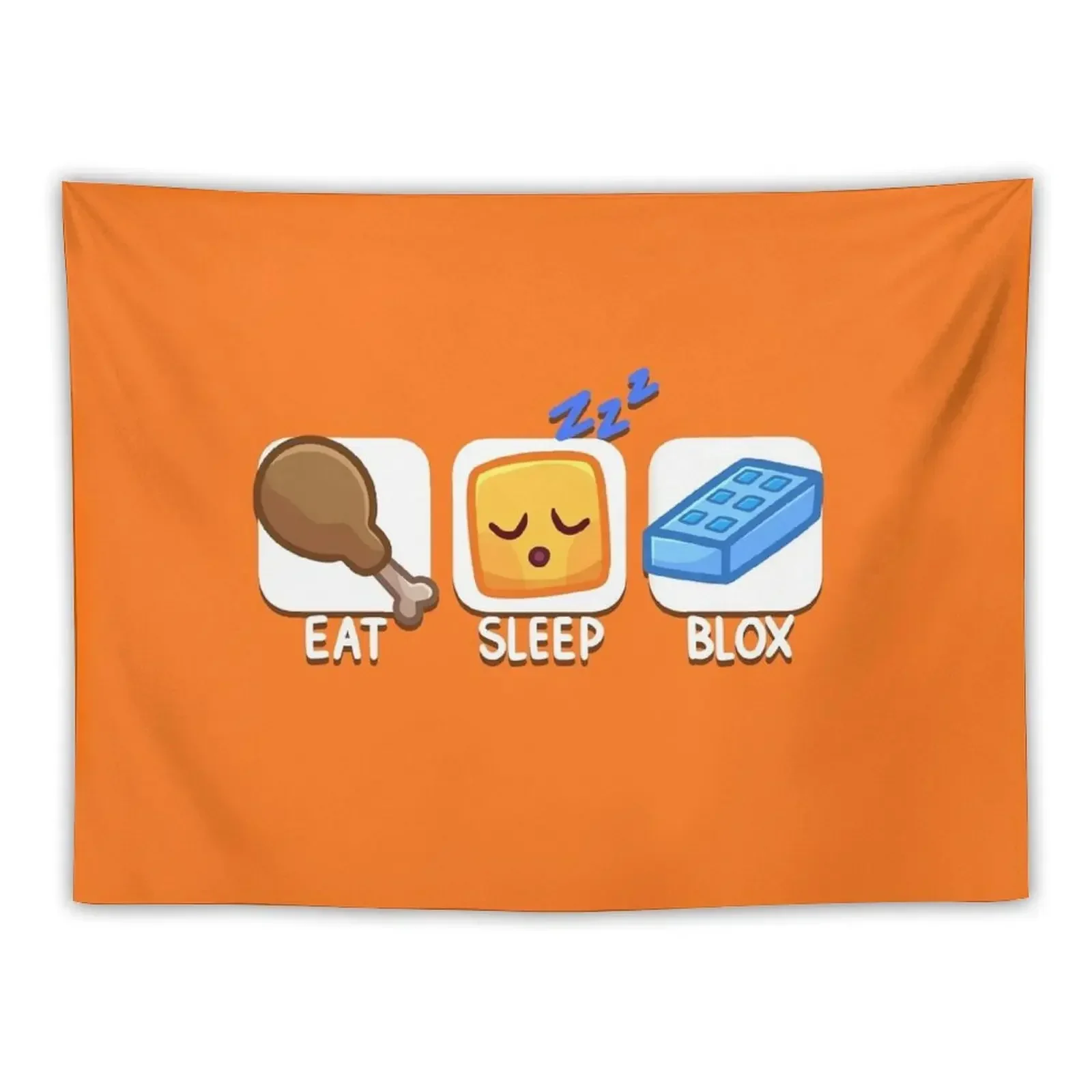 Eat, Sleep, Blox Tapestry Decoration Pictures Room Wall Home Decor Aesthetic Decor For Bedroom Tapestry