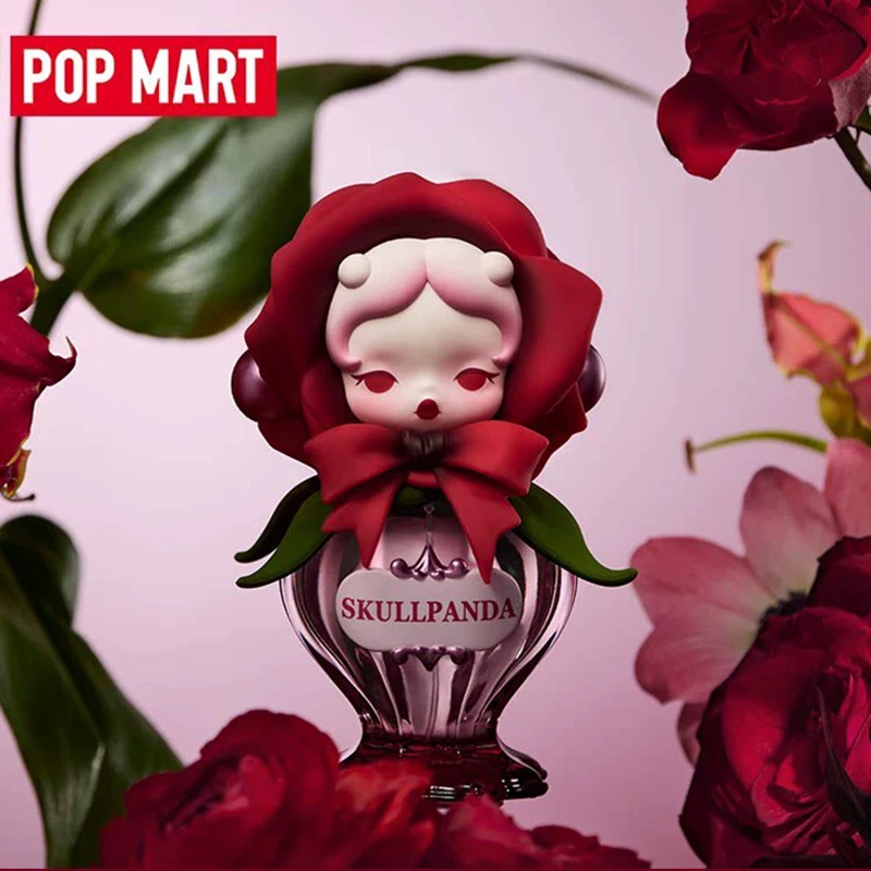 Originele POP MART SKULLPANDA Petals in Four Acts Series Blind Box The Decay Awaited Anime Figuur Mystery Box Model Ornament Cadeau