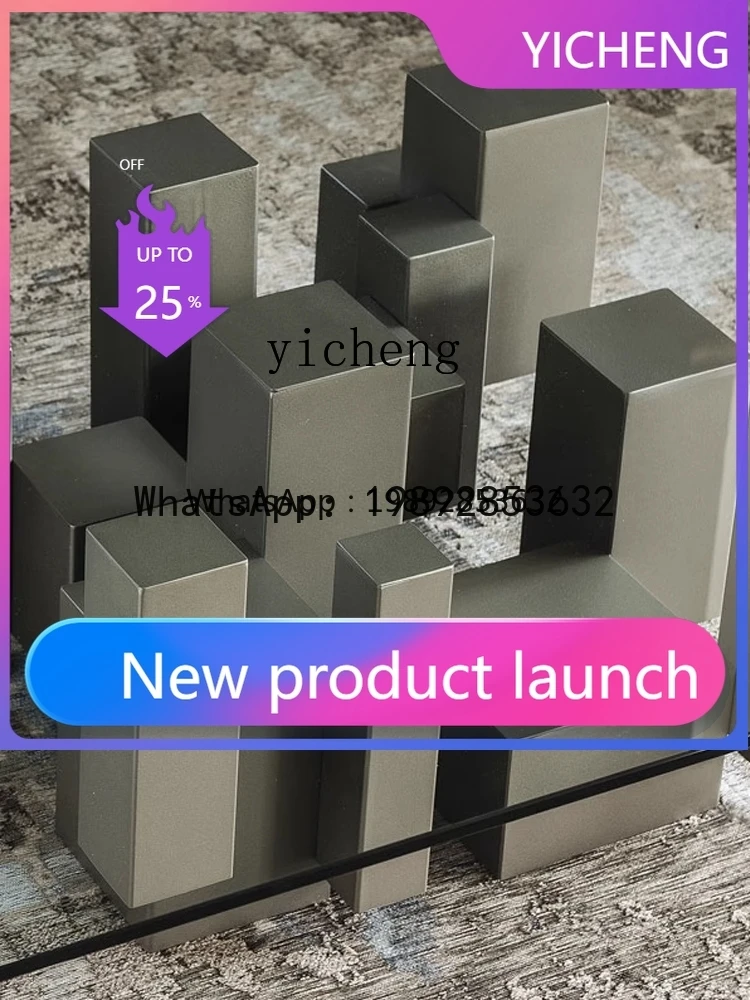 

KTZZ Coffee Table Living Room Modern Minimalist Glass Coffee Table Model Room Square Tea Table