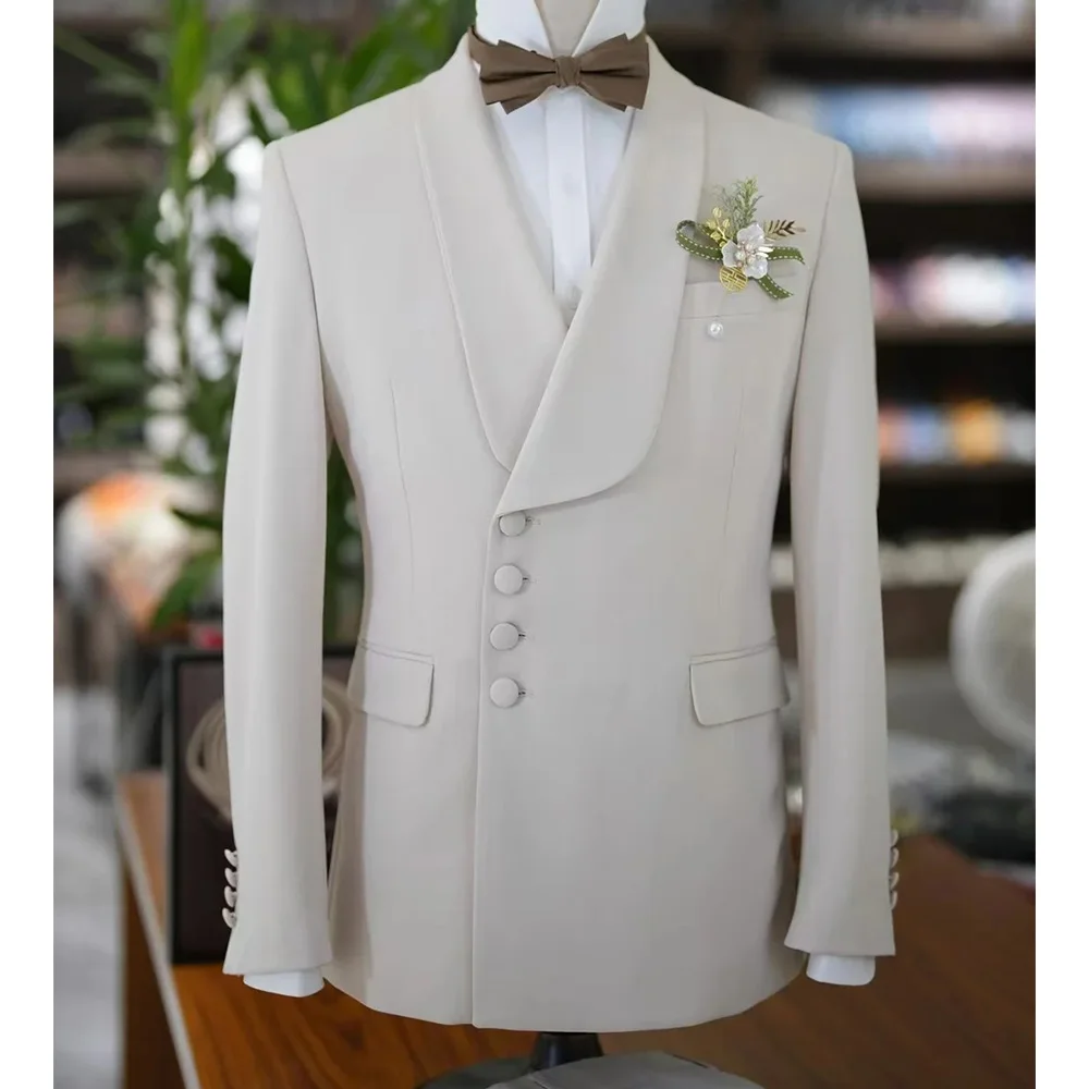 

Men's Blazer Double Breasts Casual Fashion Business Wear Slim Comfortable Business Jacket Men's Spring Jackets for Man Clothes