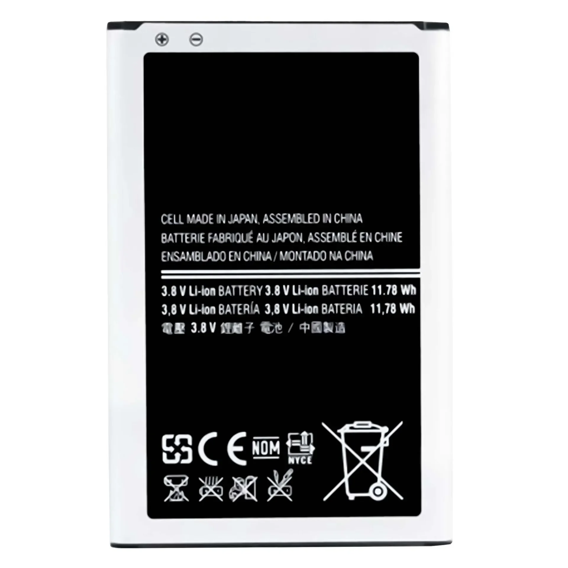 EB-BN750BBE  Mobile Phone Replacement Battery For Samsung Note 3 Neo SM-N7505 High Capacity External Batteries