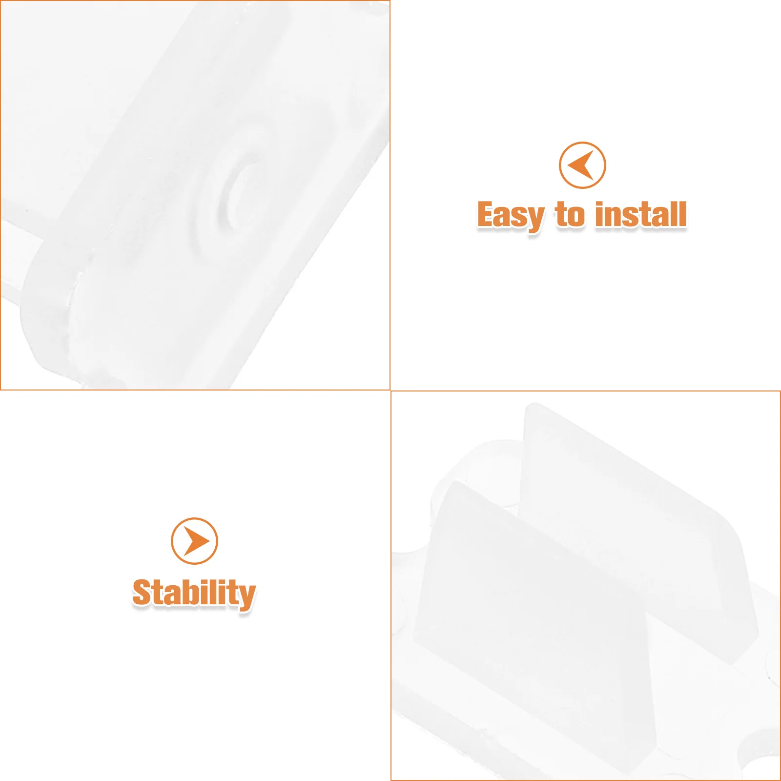 30 قطعة LED قطاع مقاطع ضوء حبل ضوء تصاعد قوس النيون LED الشريط حامل مسامير داخلي إضاءة خارجية مصباح سلسلة المشبك