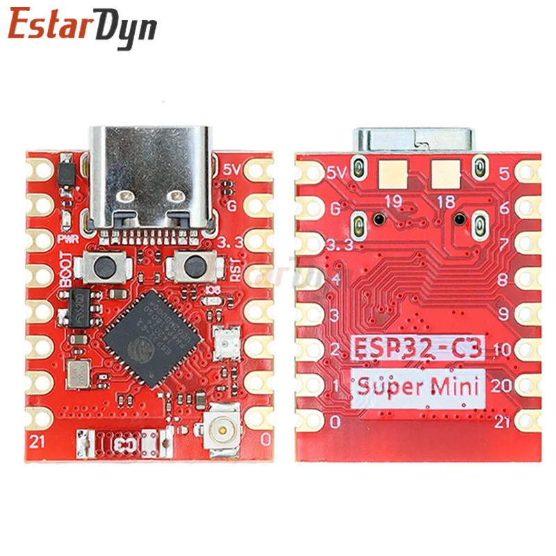 Estardyn ESP32-C3 SuperMini Plus Development Board WiFi Bluetooth ESP32 C3 Super mini V2.0 Red Board