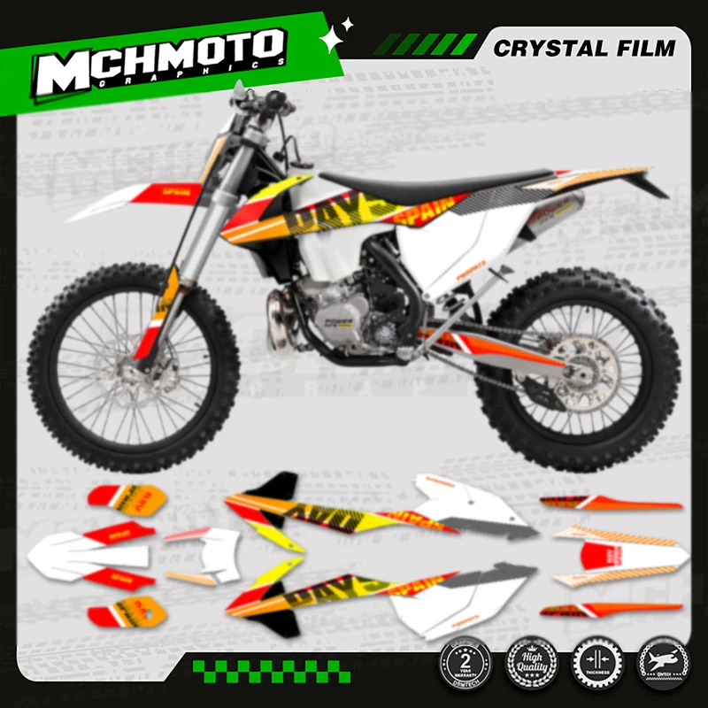 MCHMFG Full Graphics Decal Stickers For KTM SX SXF 2016 2017 2018 EXC EXC-F 2017 2018 2019 125 250 300 350 450 -004