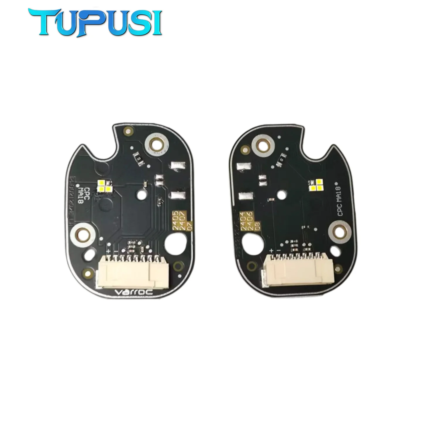White LED DRL Board Module for Volkswagen VW ID.4 ID4 2021-2024 Daytime Running Light Angel Eye LED Headlight