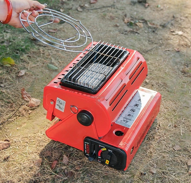 多目的使用ストーブヒーター-アイロン製屋外ヒーター-クッカー-ガスヒーター-旅行-キャンプ-ハイキング-ピクニック用品