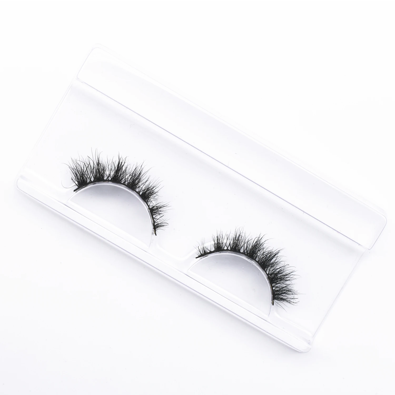 M52 False Lashes 3D Mink Eyelashes Cruelty-Free Natural Long Full Strip Lashes Soft Lengthening Curl Mink Lashes Makeup Eyelash