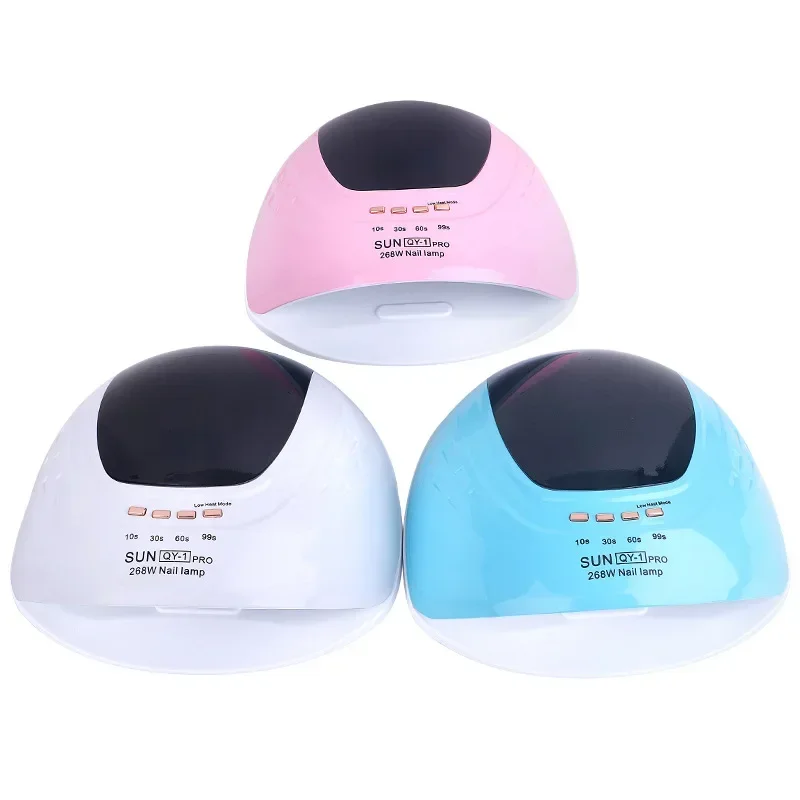 268W High Power Nail Dryer For Fast Curing UV Gel Nail Polish With Automatic Induction Manicure Tools For Phototherapy Manicure