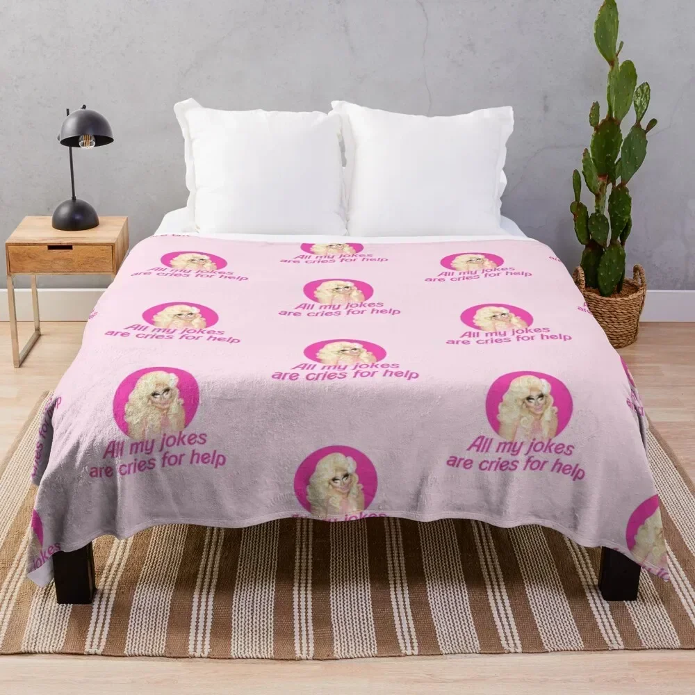 

Trixie Jokes - Rupaul's Drag Race Throw Blanket Thermals For Travel warm winter Vintage for winter Blankets