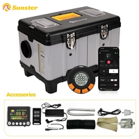 Sunster TB10pro 8KW Diesel Air heater 12V/24V /110-240V with high-altitude &ventilation mode for  cars RV camper portable Heater