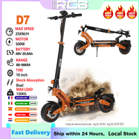 RCB D7/D7PRO Electric Scooter for Adults - 500W Motor, Dual Disc Brakes, 80-110KM Range, 150KG Load,10\