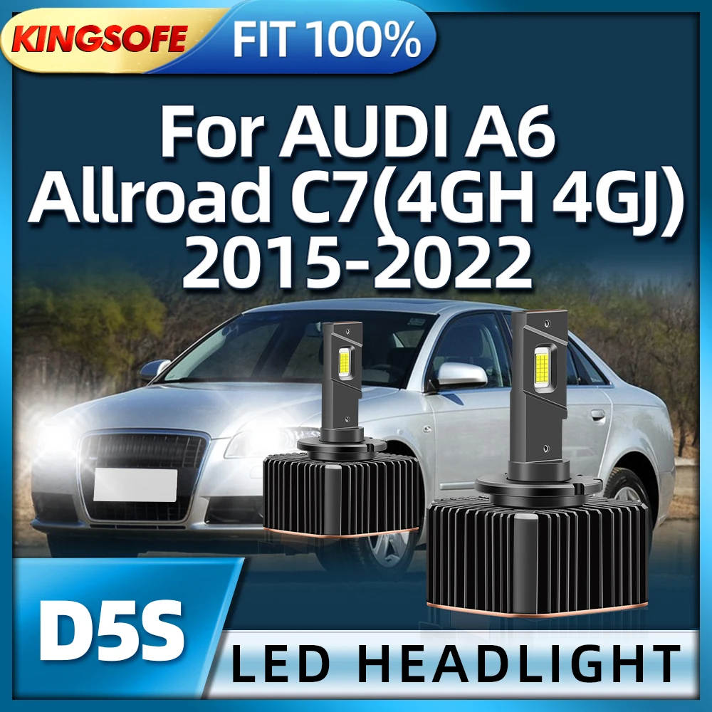 

Roadsun LED Headlight 30000LM D5S 6000K Car Light Bulbs For AUDI A6 Allroad C7 4GH 4GJ 2015 2016 2017 2018 2019 2020 2021 2022