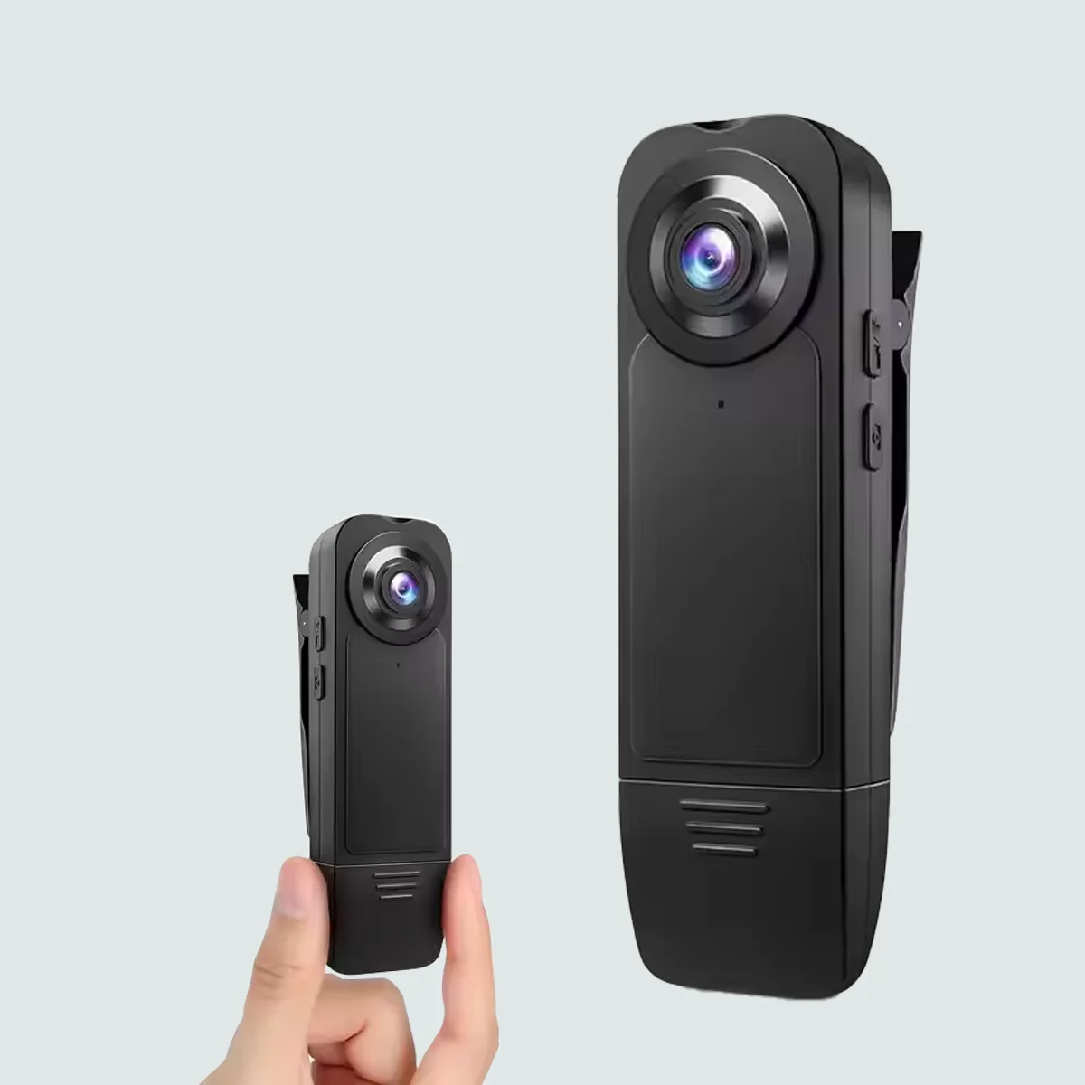 

Portable Body Camera 1080P HD, 42g Clip Design, Motion-Activated Recording, 6H Battery, Night Vision, for Law Enforcement/Travel