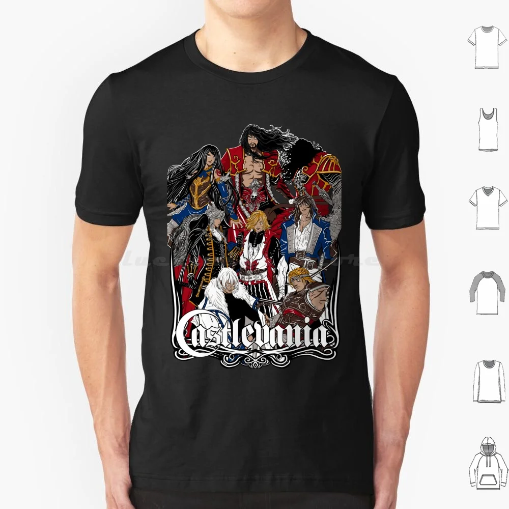 Castlevania T Shirt Cotton Men Women DIY Print Castlevania Symphony Of The Night Lord Of Chaos Order Of Ecclesia Lament Of