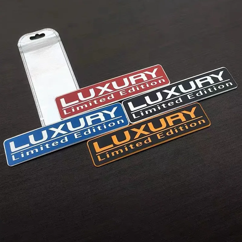 High-quality Car Modification Metal Stickers Limited Edition Body Decoration Scratch Cover Car Personalized Accessories