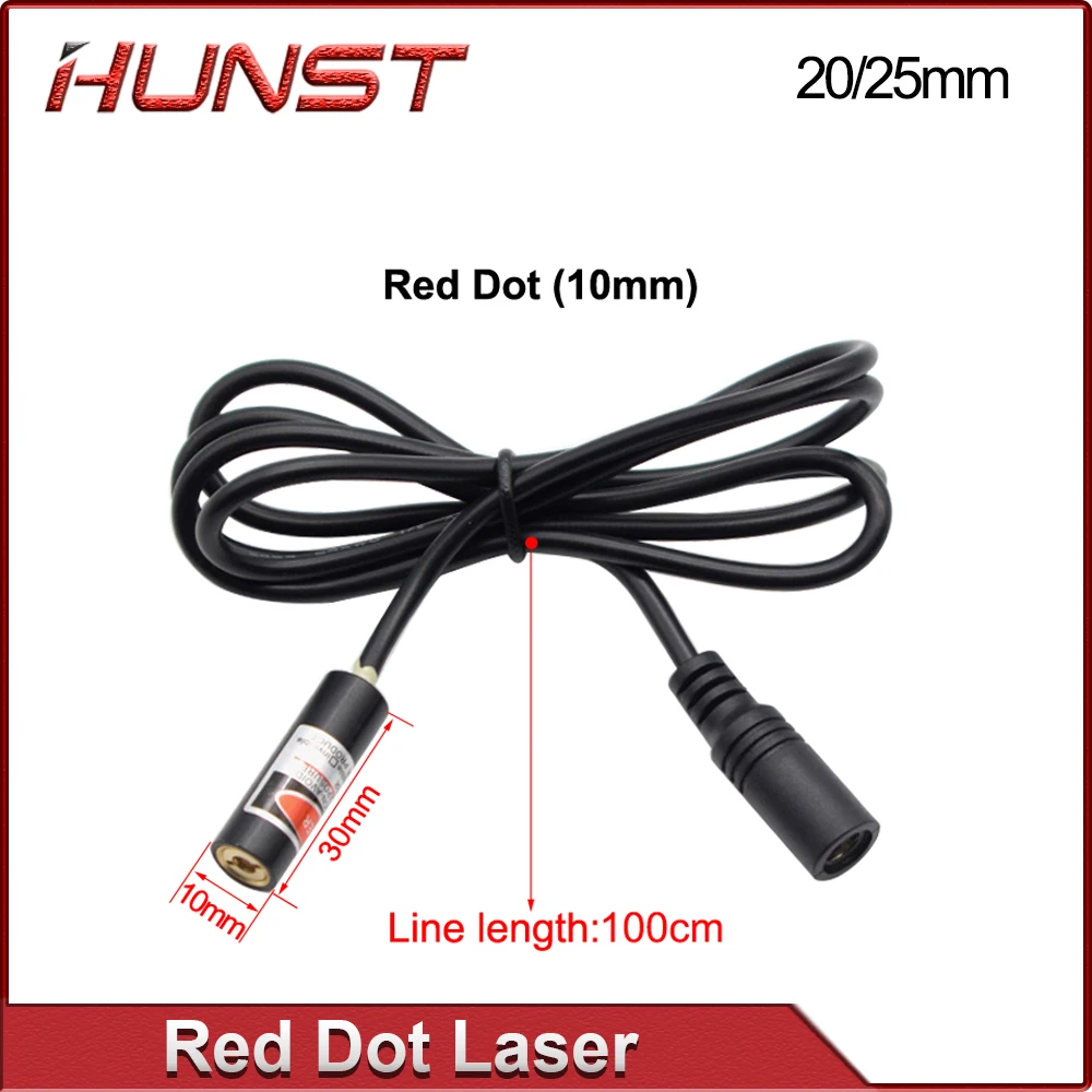 Imagem -06 - Hunst-red Dot Holder Grupo Dispositivo Módulo Diodo Posicionamento Gravação a Laser Cabeça de Corte Dc5v Dia 20 25 mm Diy