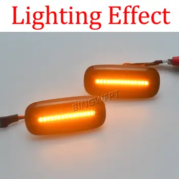 適用於Audi A2 A3 8L A4 B5 A6 4B C5 A8 4D TT 8N 的 LED 動態側標誌方向燈流水式方向燈 8 最佳銷售 奧迪A4 B5改裝 - №6