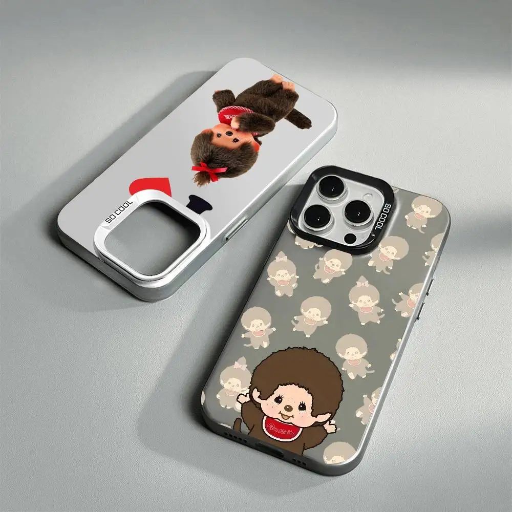 

Cute M-monchhichis-s Phone Case For iPhone 17Air 16 15 14 13 12 11 Pro Max Plus Color Anti Fall Cover
