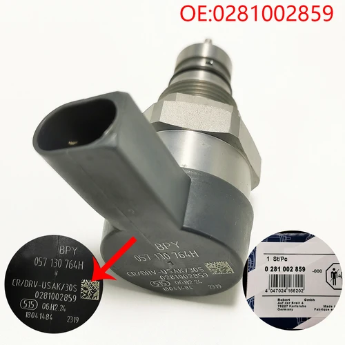 Para 0281002859   Brandstof Rail Drukregelaar Voor Vw Touran Transporter Tiguan Audi A4 A5 Q5 Q7 Eos Skoda Stoel 2.0 Tdi