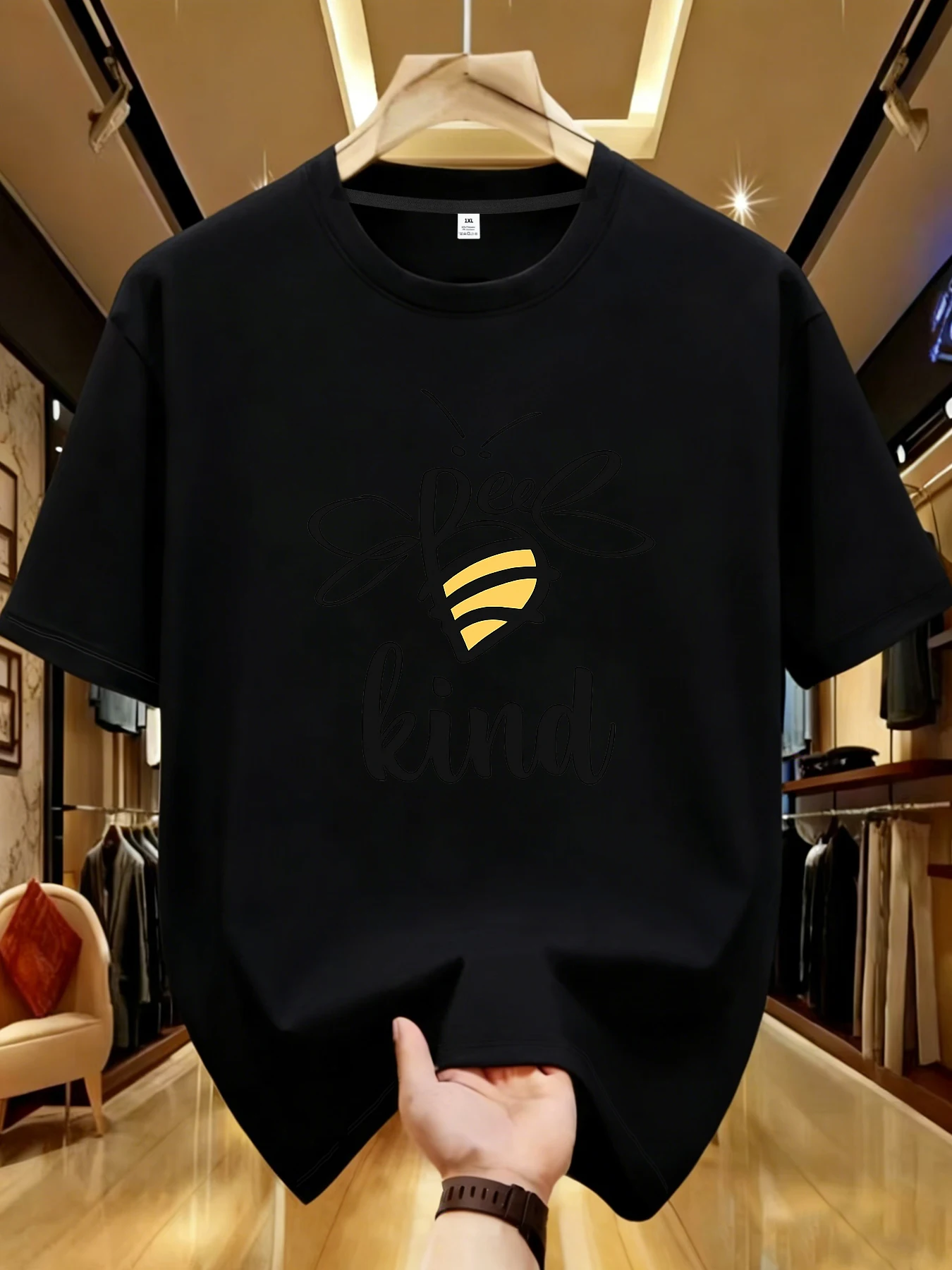 

【WDS01199】Женская футболка с круглым вырезом и принтом пчелы, больших размеров, летняя, повседневная, в уличном стиле, женская футболка с коротким рукавом в стиле Джокер