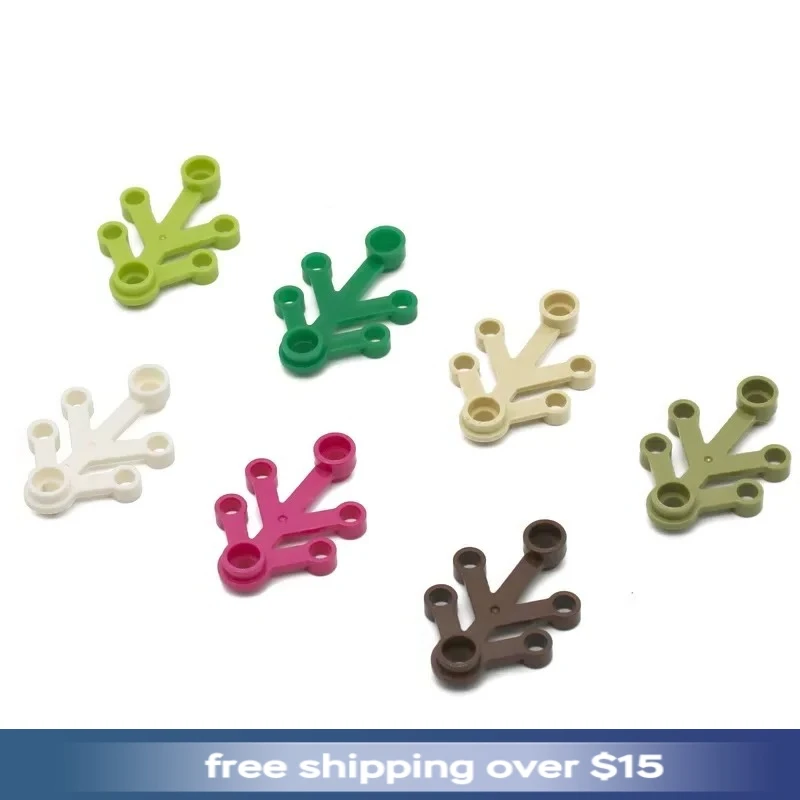 

2423 листья растений 4x3 строительные блоки 100% совместимые кирпичи детские развивающие игрушки «сделай сам»