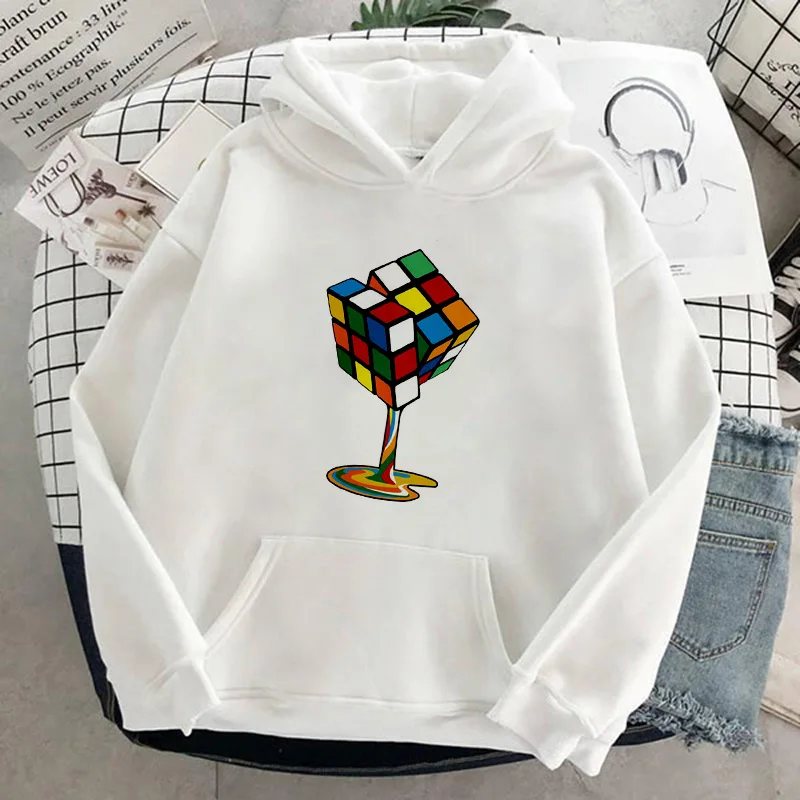 Sudadera con capucha para mujer, ropa con estampado de crisantemo Harajuku, Sudadera con capucha de manga larga, Jersey gráfico, Tops, ropa para mujer