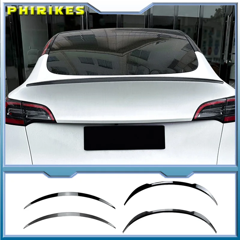 

For Tesla Spoiler Model Y 2021 2022 2023 Accessories Spoilers Wings ABS Material