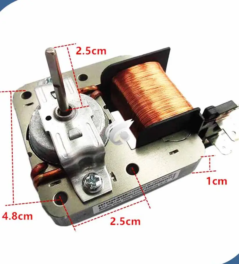 1pcs new microwave oven accessories insertFan motor heat dissipation fan 2 PINS YZ-E6120-M51D MDT-10CEF YZ-E6120-M51D