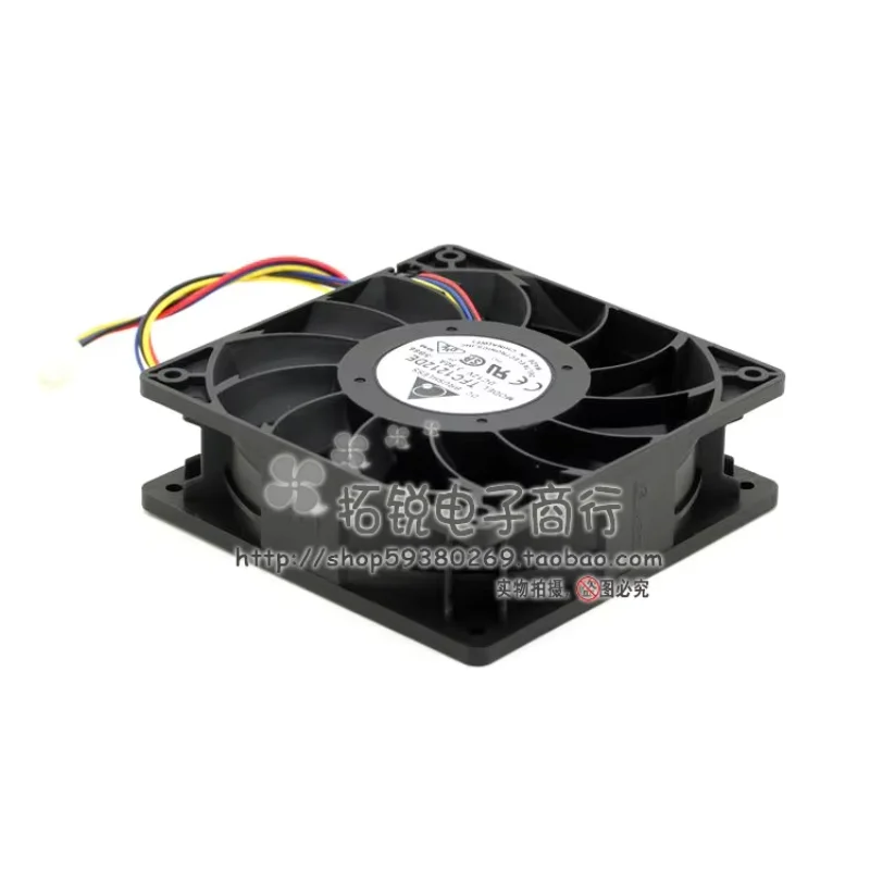 Delta Electronics TFC1212DE 5B66 Server Cooling Fan DC 12V 3.9A 120x120x38mm 4-wire