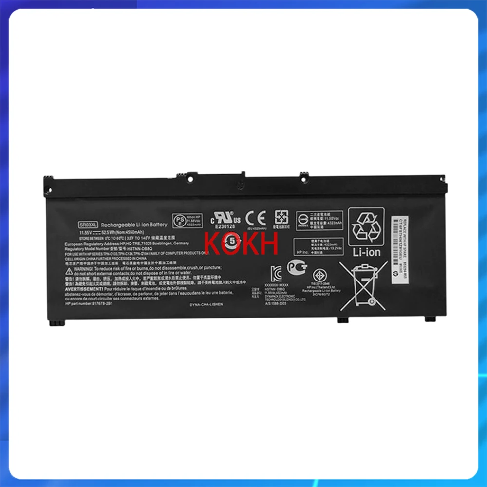 Original NEW for HP Victus/OMEN 1 2 3 4 5 6nd Laptop Battery SR03XL SR04XL TE03XL TE04XL PG03XL  HT03XL TF03XL KI04