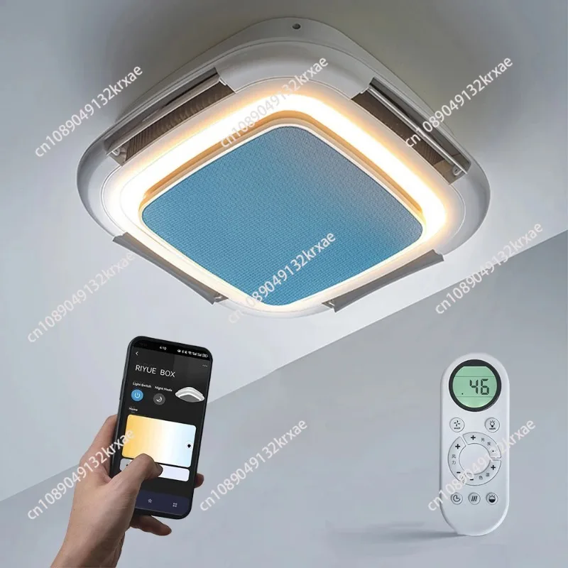 

Morden Ceiling Fan With Light In The Square Shape Ceiling Fan Energy-Saving Ceiling Fan With Light And Remote Control