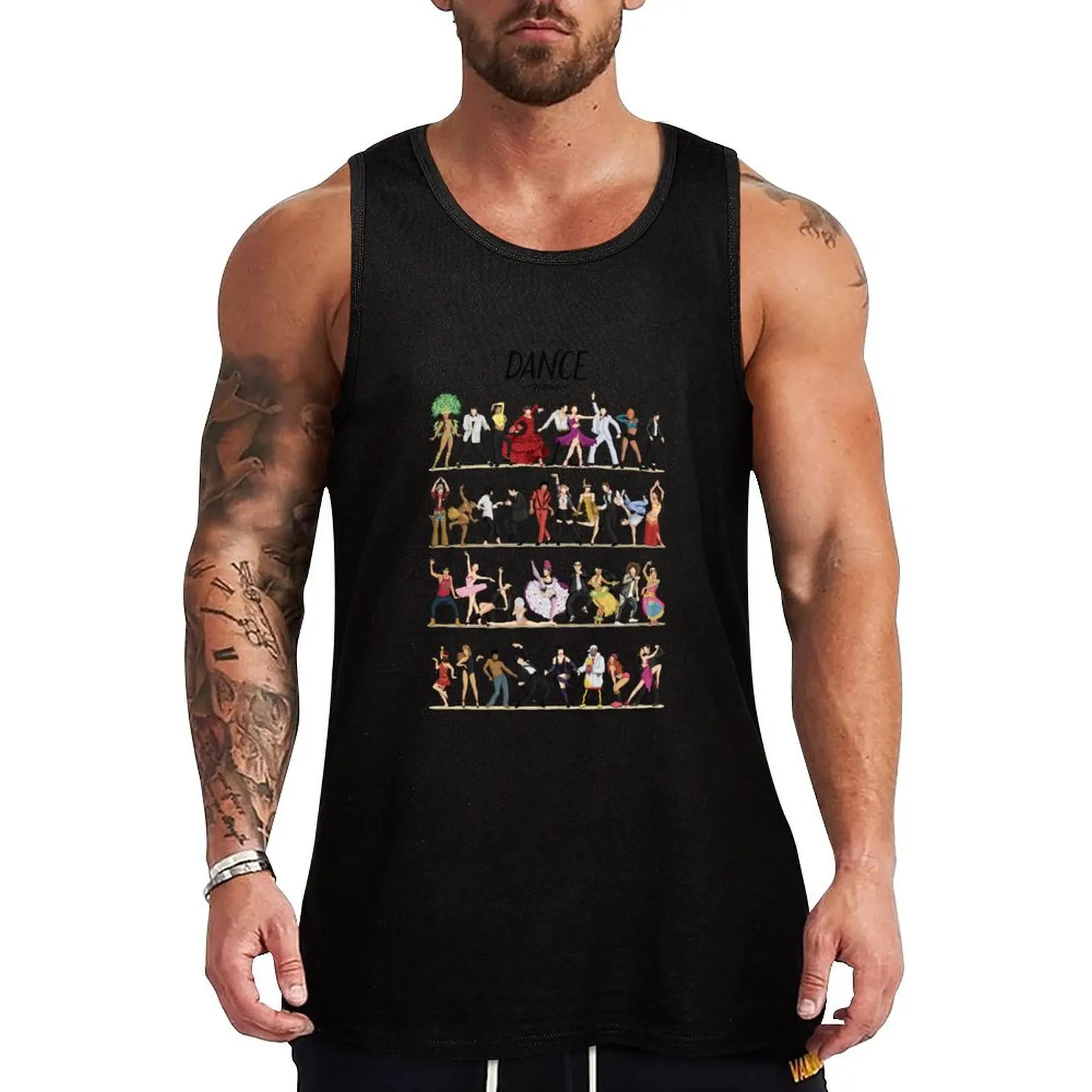 

Everybody Dance Now Tank Top Men's summer clothes 2024 sleeveless gym shirts male gym T-shirt man