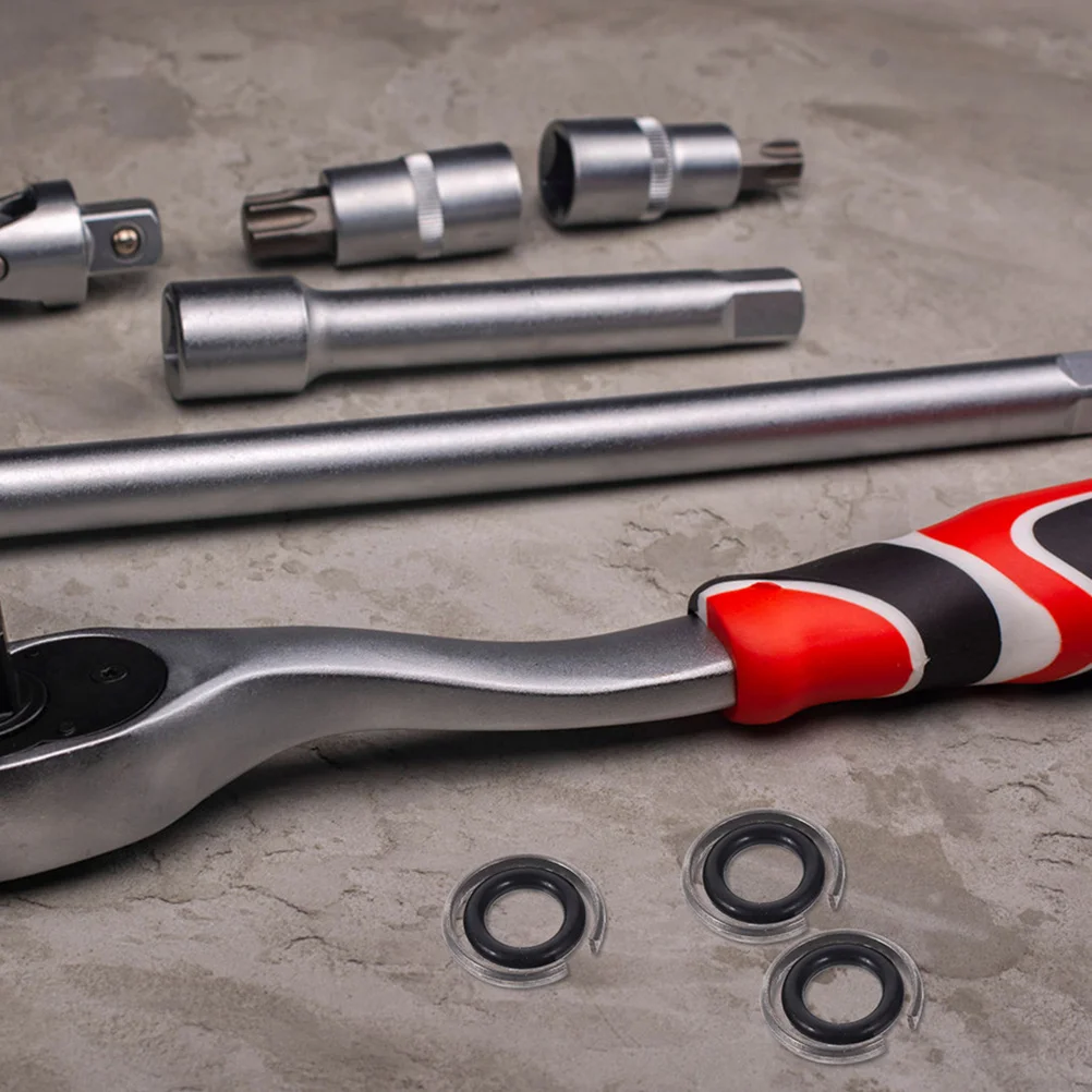 

20Sets Impact Wrench Retaining Ring Set Rubber Charge Friction Rings Socket Retainers Impact Tool Accessories for Home and Auto
