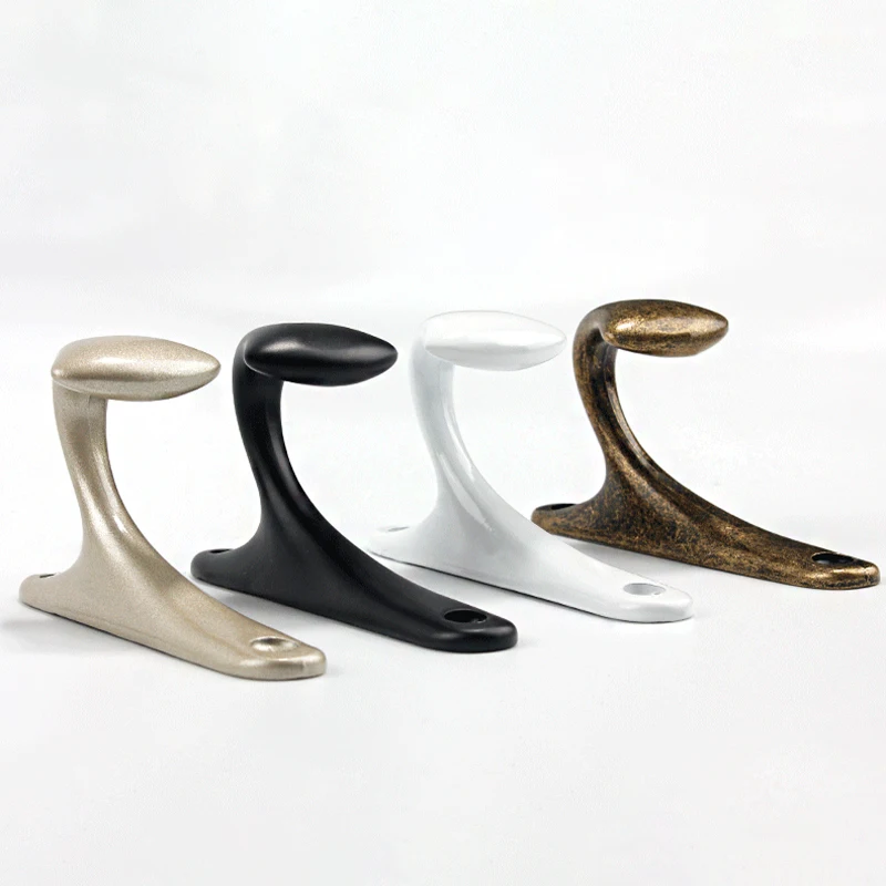 5PCS Thickened Zinc Alloy Clothes Hooks Wall Hooks Bathroom Towel Hooks Bedroom Robe Hooks Household Coat Hooks Hook Accessories