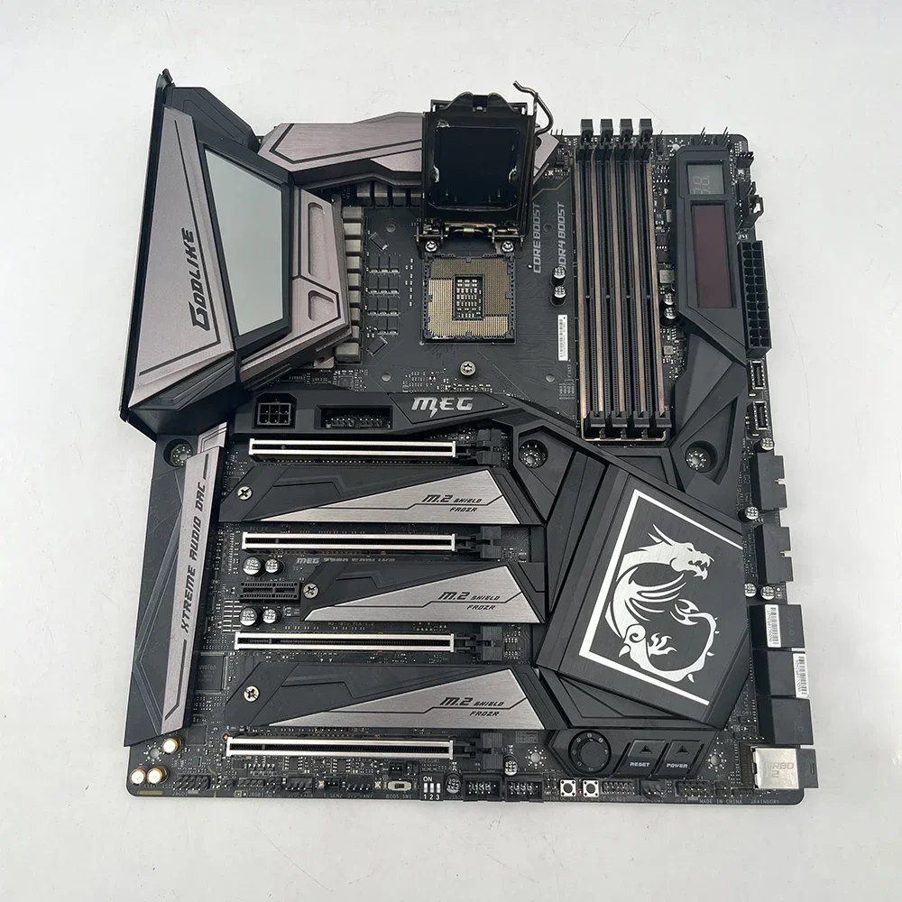 MEG Z390 GODLIKE для Msi, материнская плата для настольных ПК LGA1151 DDR4 128G E-ATX SATR3*6 M.2*3 U.2 USB3.1, поддержка I9