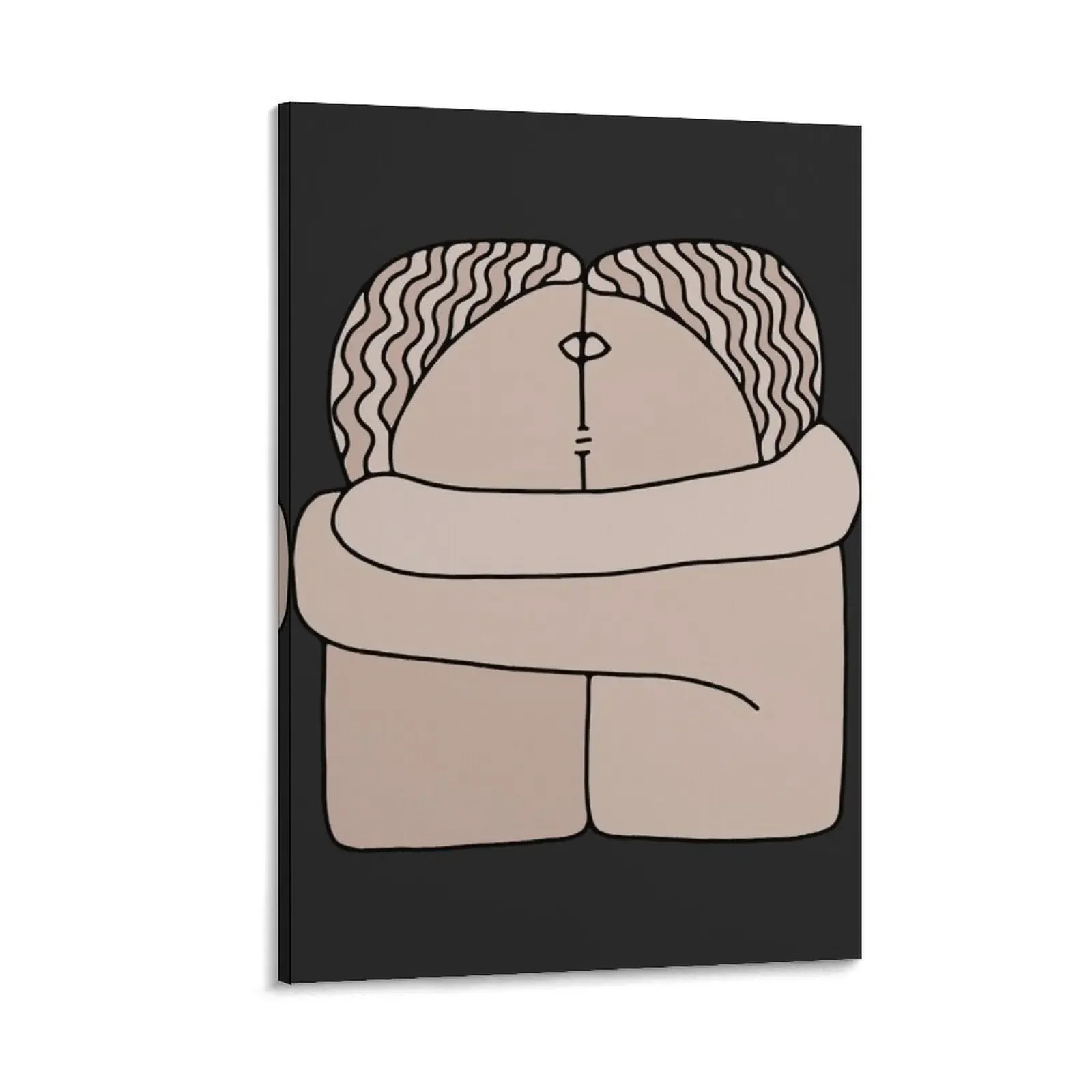 

The Kiss Brancusi Sculpture Canvas Painting wall decoration paintings Decoration pictures room wall cute room decor