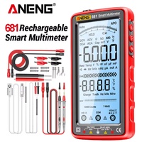 ANENG 681 Digital Multimeter Professional Rechargable AC/DC Voltage Non-contact Voltage Tester Meter LCD Screen Current Tester