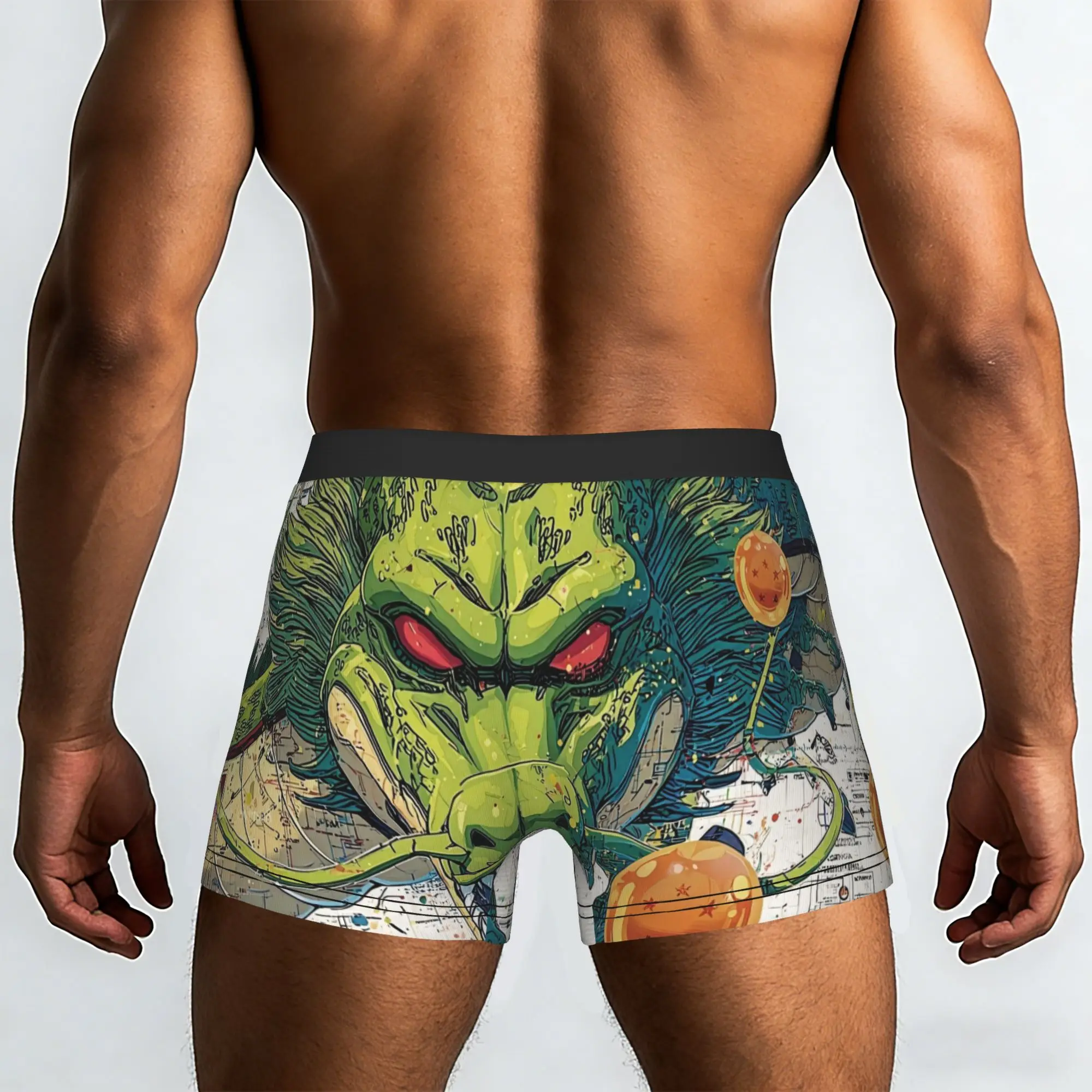 Shenron and Dragon Balls Dragon Ball Underpants Homme Panties Man Underwear Comfortable Shorts Boxer Briefs