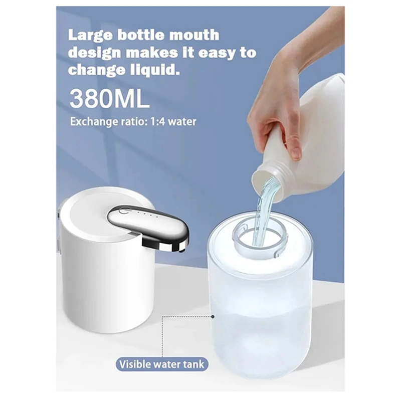 P12S Intelligent Automatic Induction Foam Hand Washing Machine Electric Household Soap Dispenser-AT93