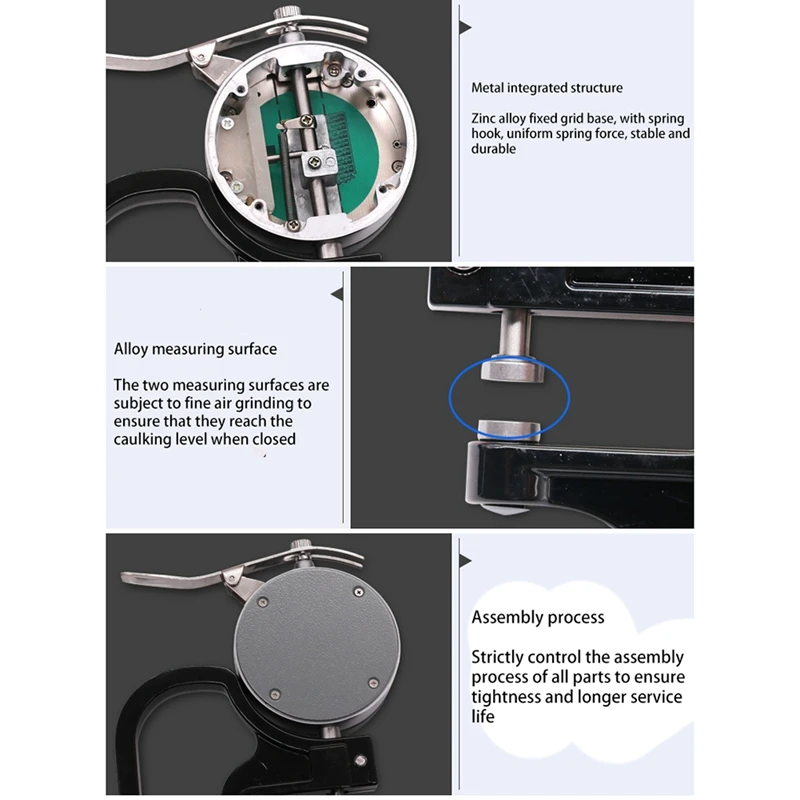 0.01Mm Electronic Thickness Gauge 12.7Mm Digital Micrometer Thickness Meter Micrometro Thickness Tester