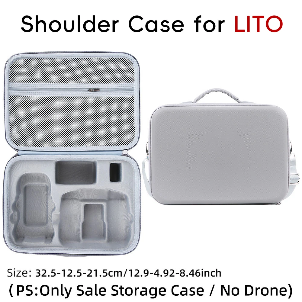 

For DJI Lito X1 Lito 1 RC 2 RC N3 All-in-One Storage Case with Shoulder Strap
