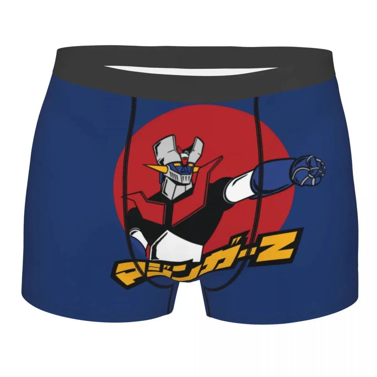 Mazinger Z Men's Underwear Warrior Robot Japan Anime Boxer Briefs Shorts Panties Novelty Polyester Underpants for Homme S-XXL