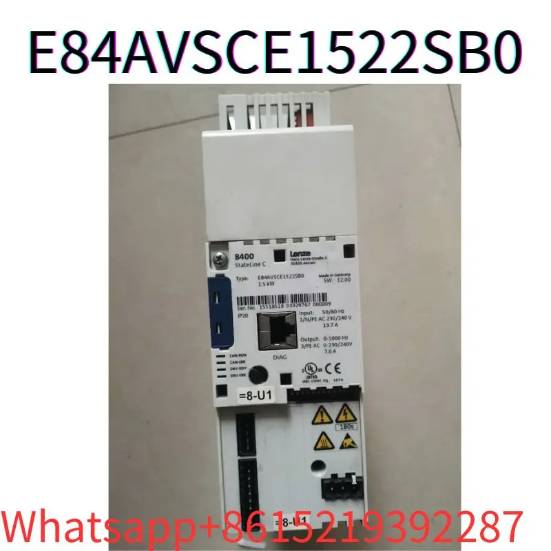 

second-hand E84AVSCE1522SB0 frequency converter 1.5KW tested ok