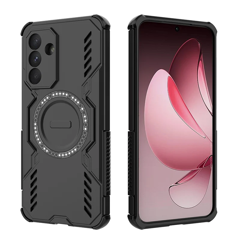 Magnetic Hard Fittd Case for Samsung Galaxy A57 5G S26 Ultra S25 FE S26 Plus A17 A16 A56 A36 A37 A35 A15 A55 Back Cover