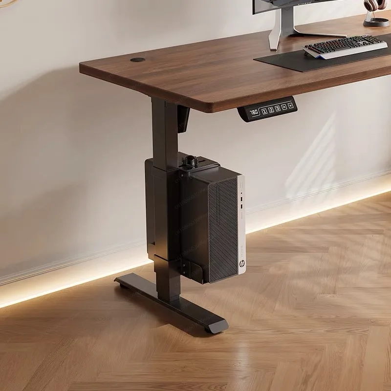 Lifting Table Special Computer Host Rack, Split Hanging Chassis Bracket Desk Under Mount Host Hanger