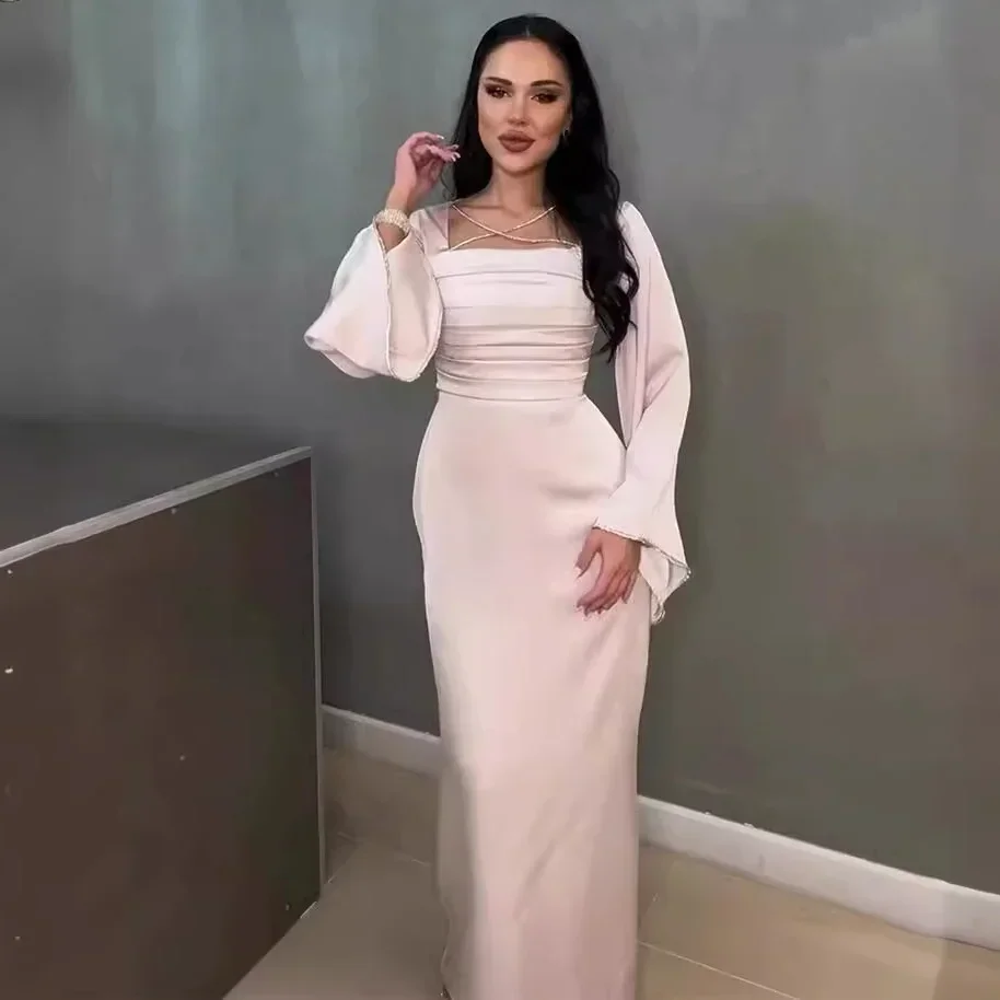 Robe de soirée musulmane pour femmes, robe longue arabe, Eid Ramadan, Maroc Dubaï Abayas Kaftan, Islam saoudien, robes éducatives modestes Jalabiya