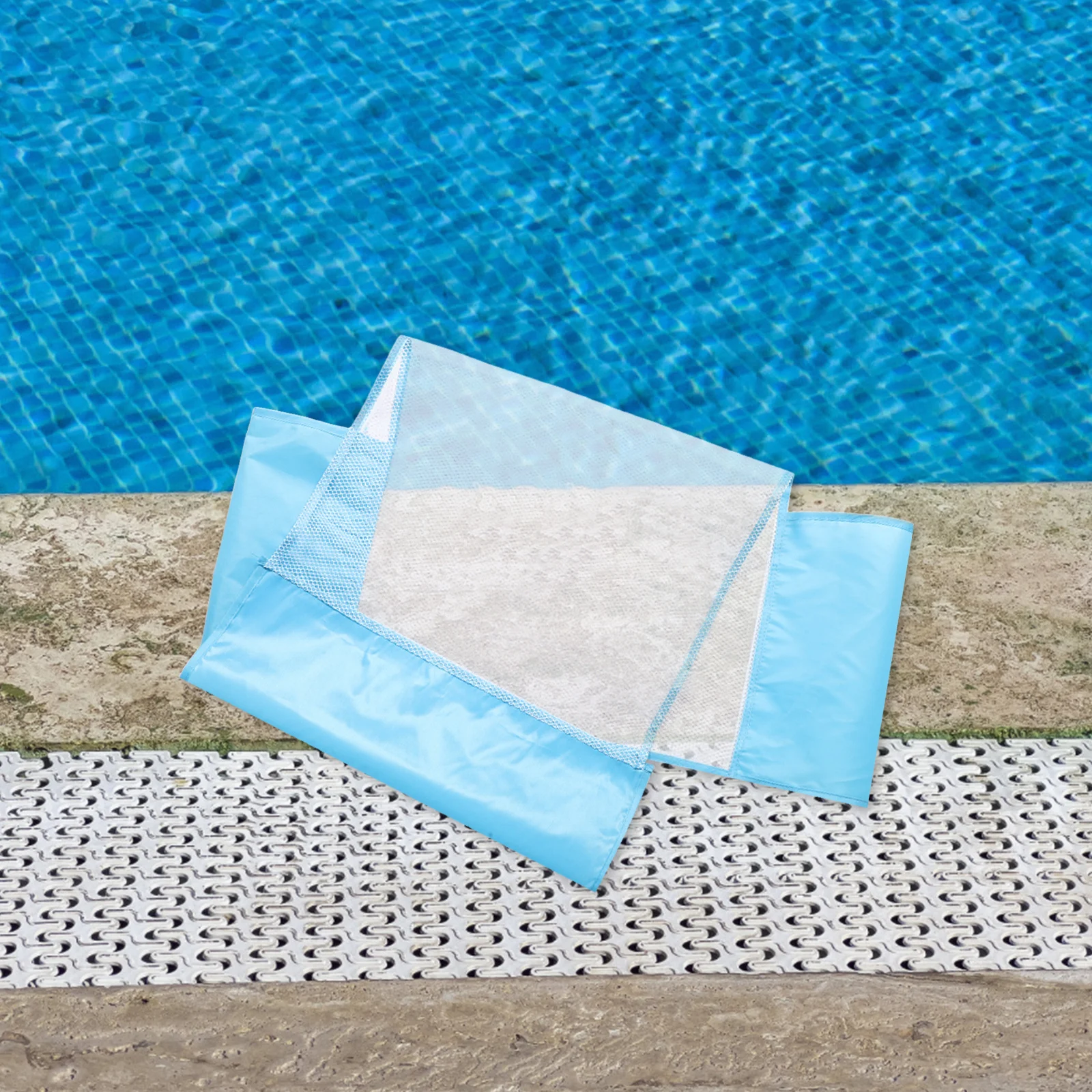 Schwimmen Pool Mesh Stuhl Net Tasche Erwachsene Aufblasbare Floaties Bequeme Atmungsaktive Faulenzen Pool Float Lagerung Nudel Hängematte