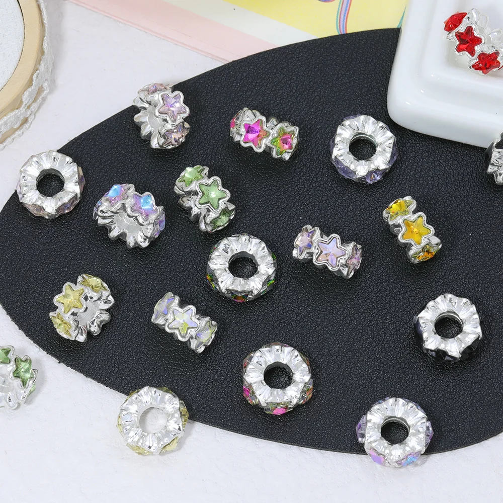 

Сердечный дизайн 15*15 мм 50 шт. DIY ручная работа/форма звезды/разделители бусины/эффект горного хрусталя/фурнитура и компоненты для ювелирных изделий # 18411
