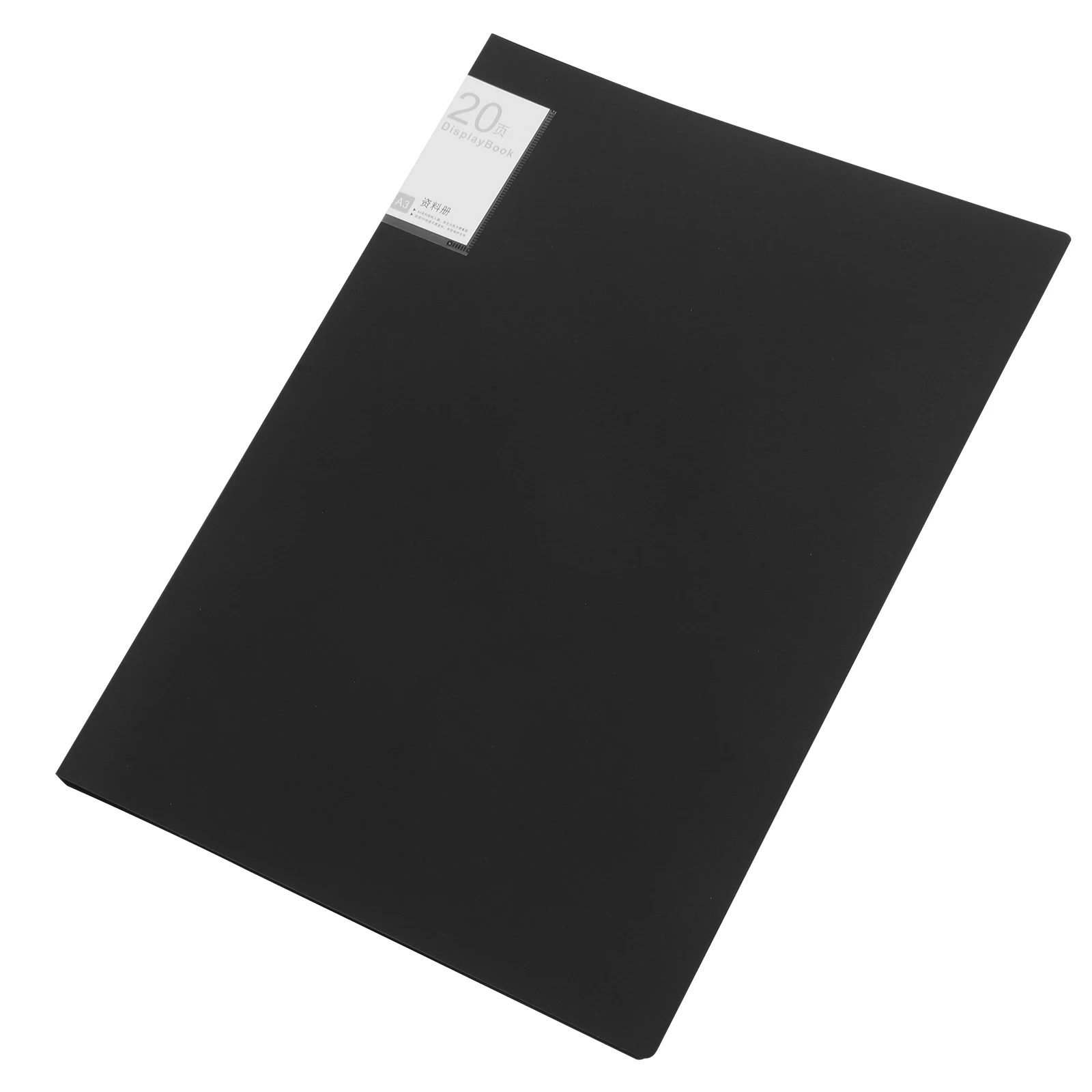 

A3 20 Pages Transparent File Folder Document Storage Art Carrying Painting Paperwork Organizer Display Book Plastic Folder